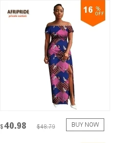 2018 модное Стильное Африканское платье для женщин сексуальное с v-образным вырезом bazin riche femme africane одежда длиной до середины икры без рукавов