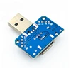 Placa adaptadora del conector macho a hembra, 4 en 1, USB a Micro tipo C, 4P, 2,54mm ► Foto 3/3