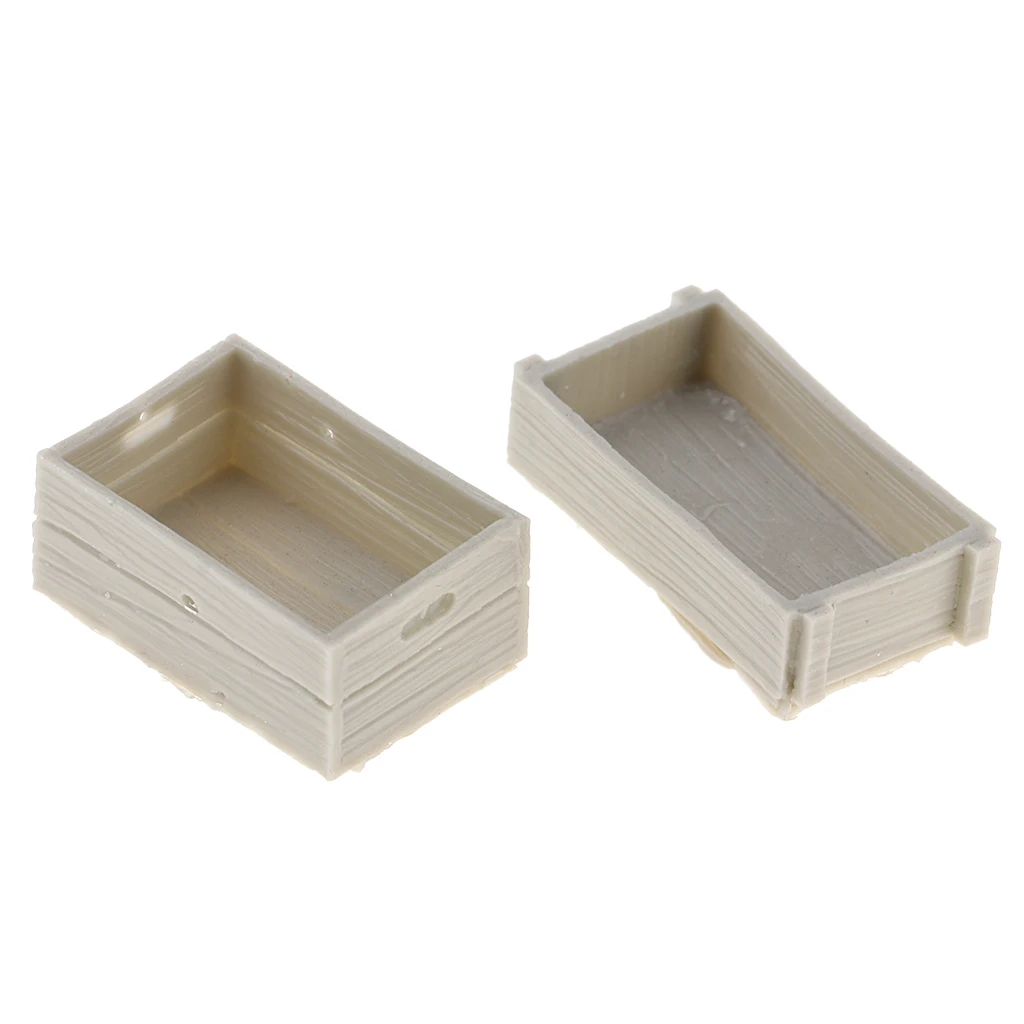 

2pcs 1/35 Military Soldier Scene Case Food Toy for Diorama Architecture Building