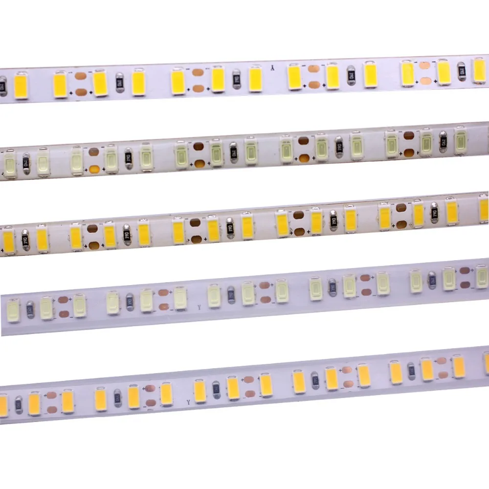 

8mm PCB SMD 5630 5730 led strip light 120leds/m waterproof IP20 65 67Flexible 600 LED Tape 5m DC 12V Rope Ribbon String lamp