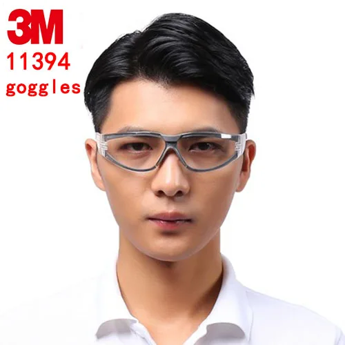 3M 11394 safety glasses Genuine security 3M protection glasses outdoor Riding a sport Labor protection safety goggles