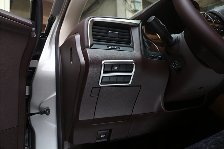 Для Lexus RX200T 450 h 2016 2017 автомобиль-Стайлинг ABS Хром Интерьер фар переключатель рамка Обложка отделка Аксессуары