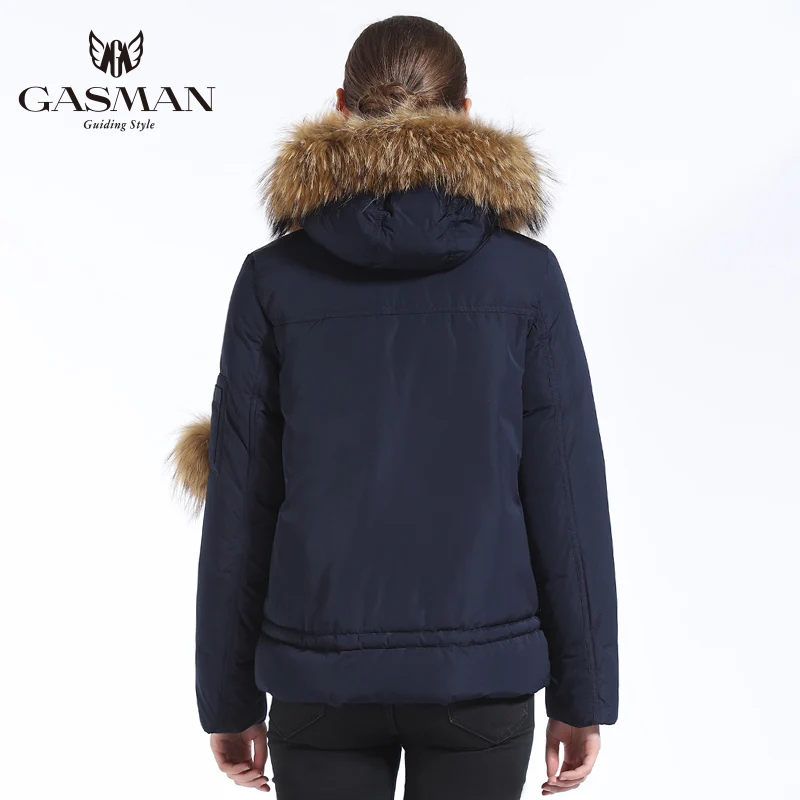 GASMAN 2018 Down Jacket Short Women Winter Warm Female Thick Down Parka Overcoat Women's Windproof Coat Winter Plus Size 3XL