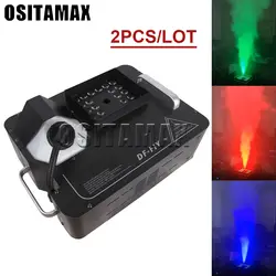 Супер светодиодный 1500 w RGB 3In1 туман машина 3L DMX512 дым машина с 24x3 w света профессионального сценического машина DJ/бар/дома Fogger