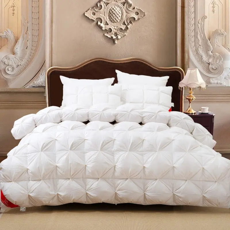 2018brand bedding set space duvet winter quilt White goose ...