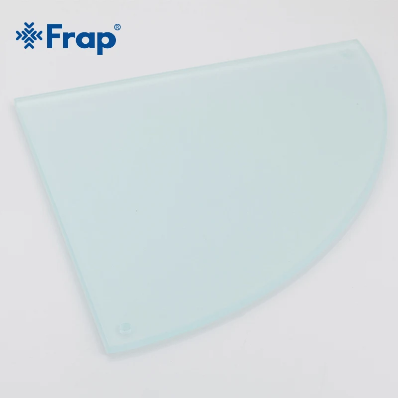 Billige Frap Bad 3 schichten Regal Glas wc Regale wand montiert Bad Shampoo Korb Tasse Halter Bad Zubehör F1907 3