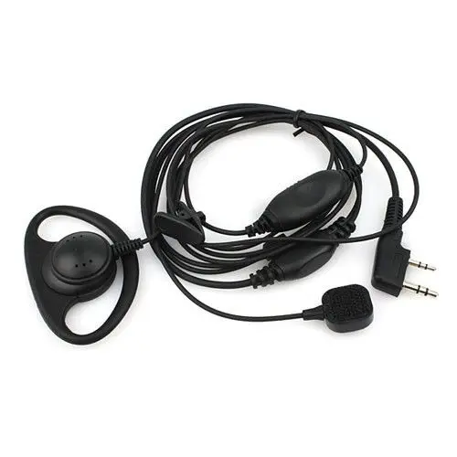 

2-контактный Динамик PTT MIC Микрофон для KENWOOD BAOFENG PUXING 'd xun RADIO