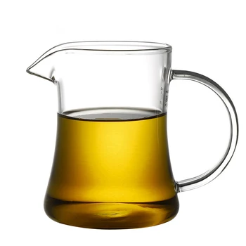 

Heat-resistant Borosilicate Glass Fair Mug Gongdao Mug Pitcher Colorful tea mugs Gift teaset heatable Kung fu teaware