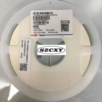 

100% New and original 104M/K 50V +_20% 100nF 0.1UF 0805 patch capacitance