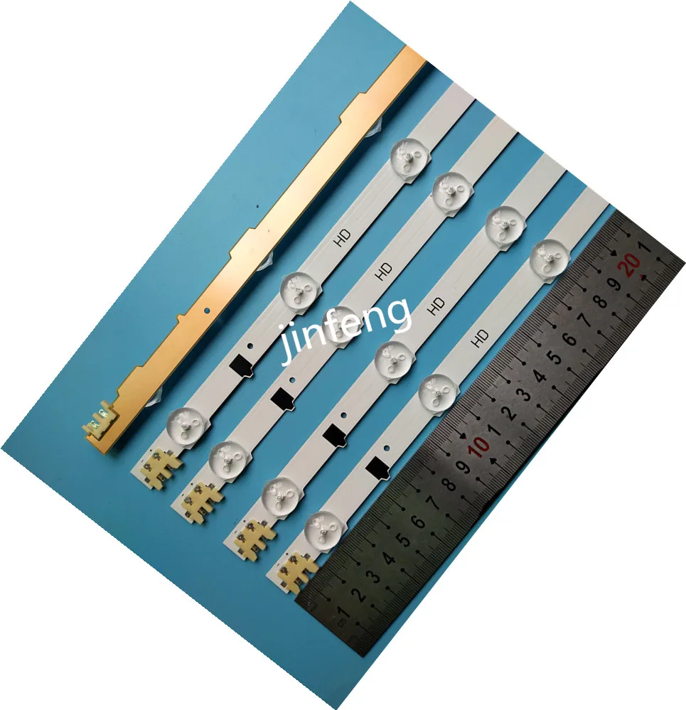5 Pcs X 32 Inch Retroilluminazione A Led Di Striscia Della Lampada Per Samsung 32 ''Tv Ua32F4088Ar 2013Svs32H D2Ge-320Sc0 9-Leds 650 Millimetri