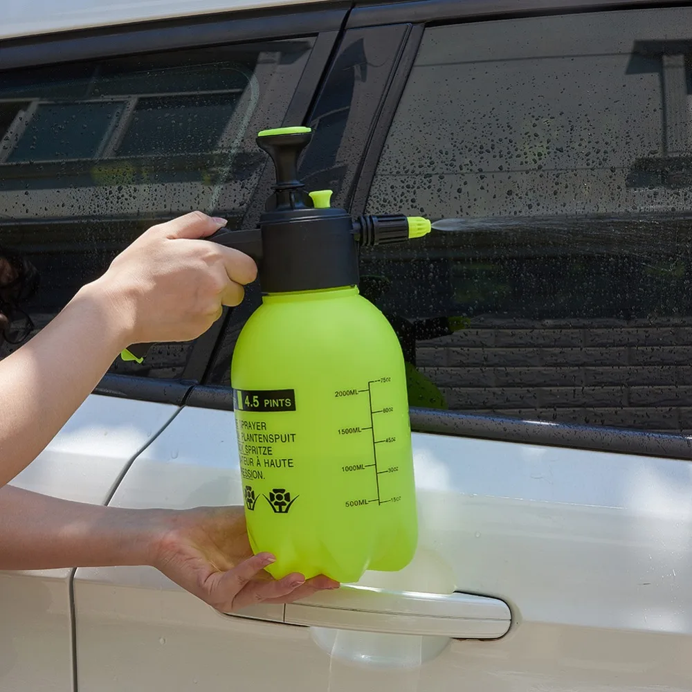 Автомобильный чистящий распылитель, бутылка 2л, распылитель давления, ручной полив, автомобильные аксессуары, распылительная бутылка