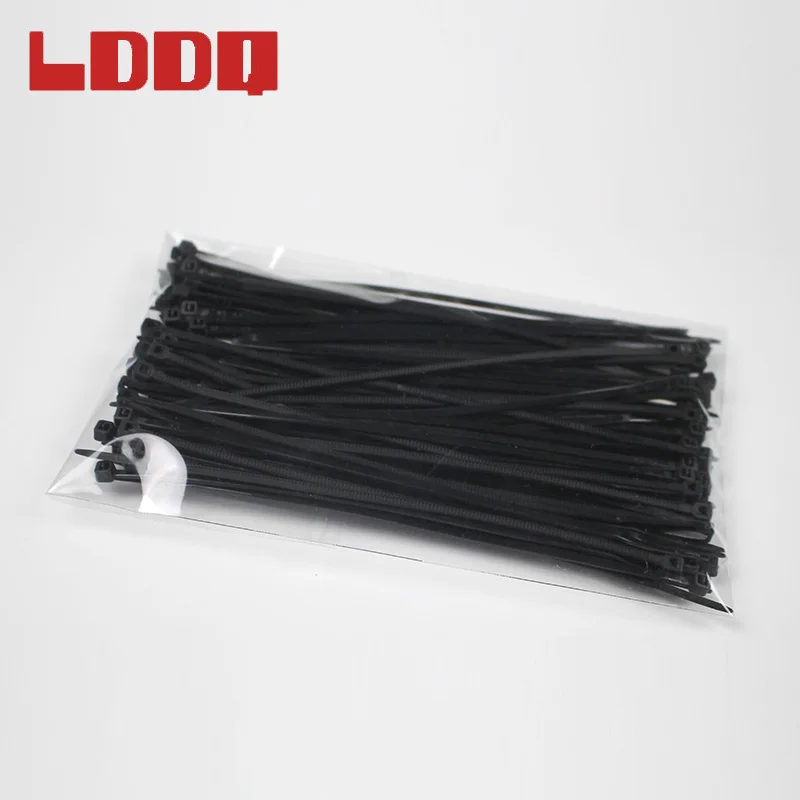 LDDQ 4*250 мм нейлоновые кабельные стяжки ширина 2 8 самоблокирующийся пластиковый