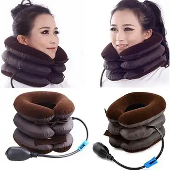 

Opblaasbare Air Cervicale Hals Traction Hals Massage Softbrace Device Unit Hoofdpijn Head Terug Schouder Nekpijn Gezondheidszorg