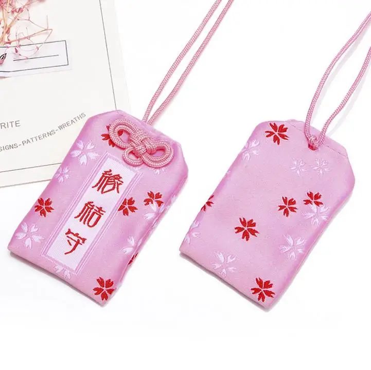 1 шт. Kawaii Omamori Фортуна успех работа любовь безопасность богатые телефон кулон держатель девушка ребенок подарок вечерние сувениры