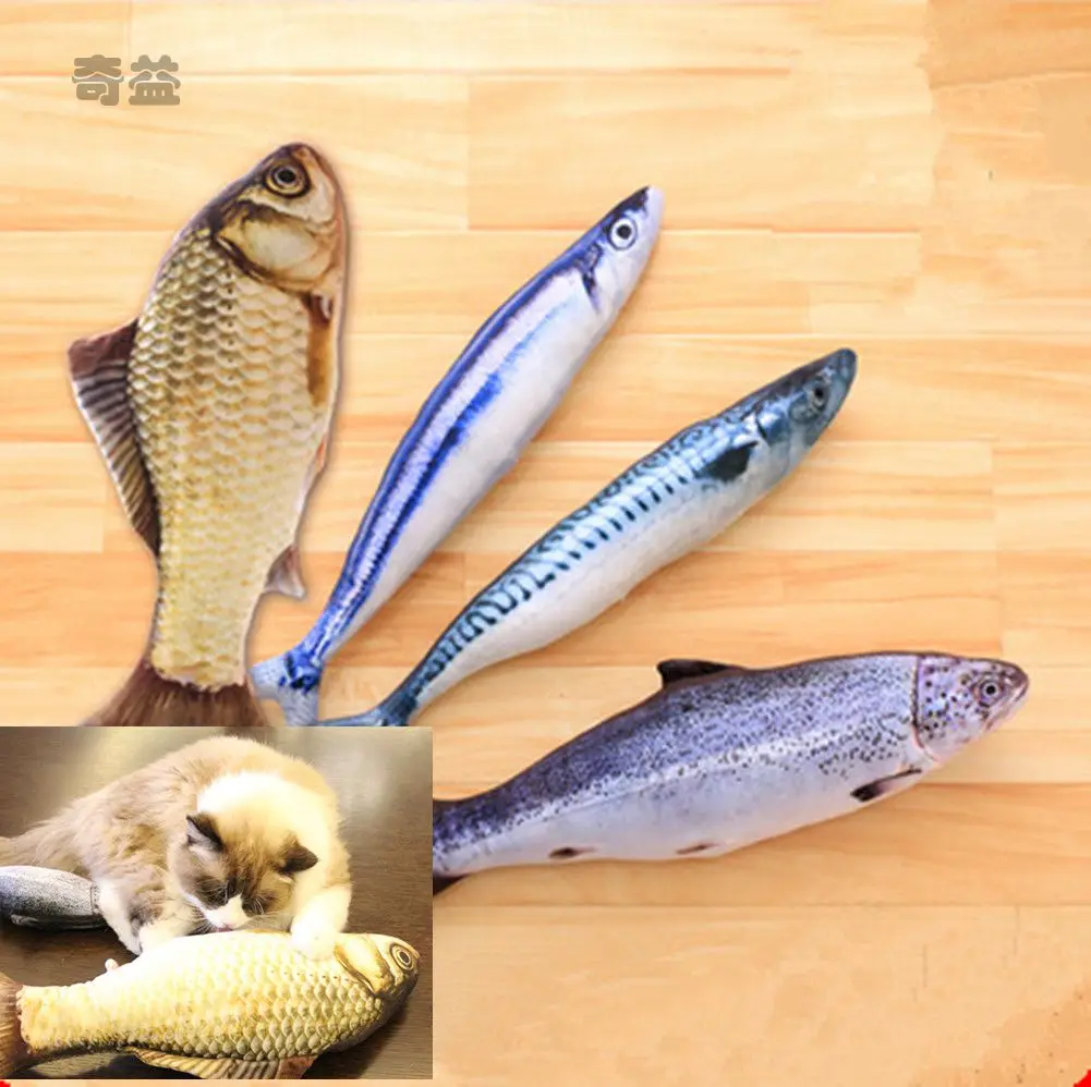 Cat Mint Fish Cat Favor Fish Toy Stuffed Fish Shape Sisal ...