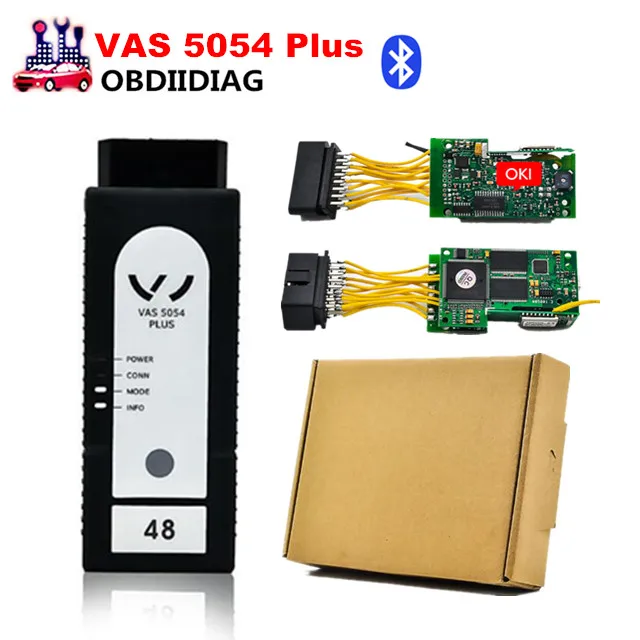VAS 5054 Plus с полным чипом OKI v3.0.3 ODIS Bluetooth bt поддерживает протокол UDS VAS5054 plus сканер|vas