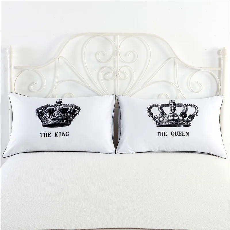 Ensemble De 2 Pieces Housses D Oreillers Belles Couvertures D Oreillers Roi Et Reine Cadeaux D Anniversaire Et De Mariage En Aliexpress Ensemble De 2 Pieces Housses D Oreillers Belles Couvertures D Oreillers Roi Et Reine Cadeaux D Anniversaire Et De Mariage En Aliexpress