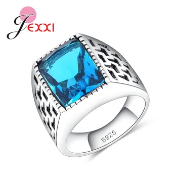 

Rings For Women Charm Crystal Accessory 925 Sterling Silver Rings For Women Wedding Engagement Party Lovers Rings