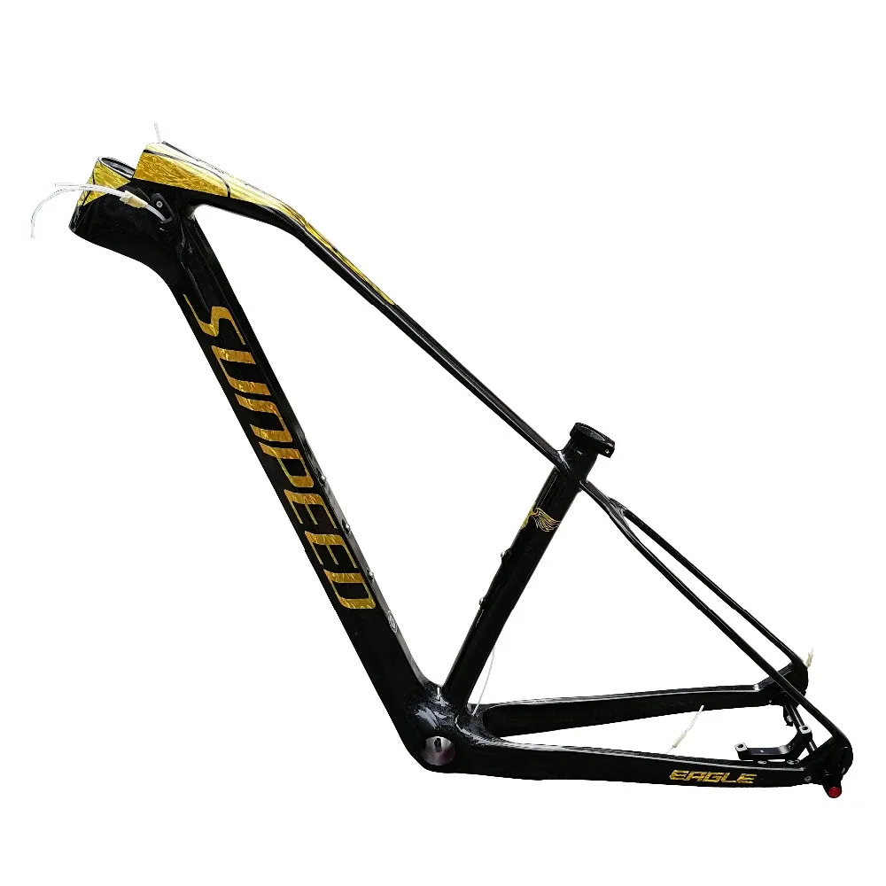 Clearance SUNPEED MTB Carbon Frame 29er Carbon Mountian Bike Frame 142*12mm 1