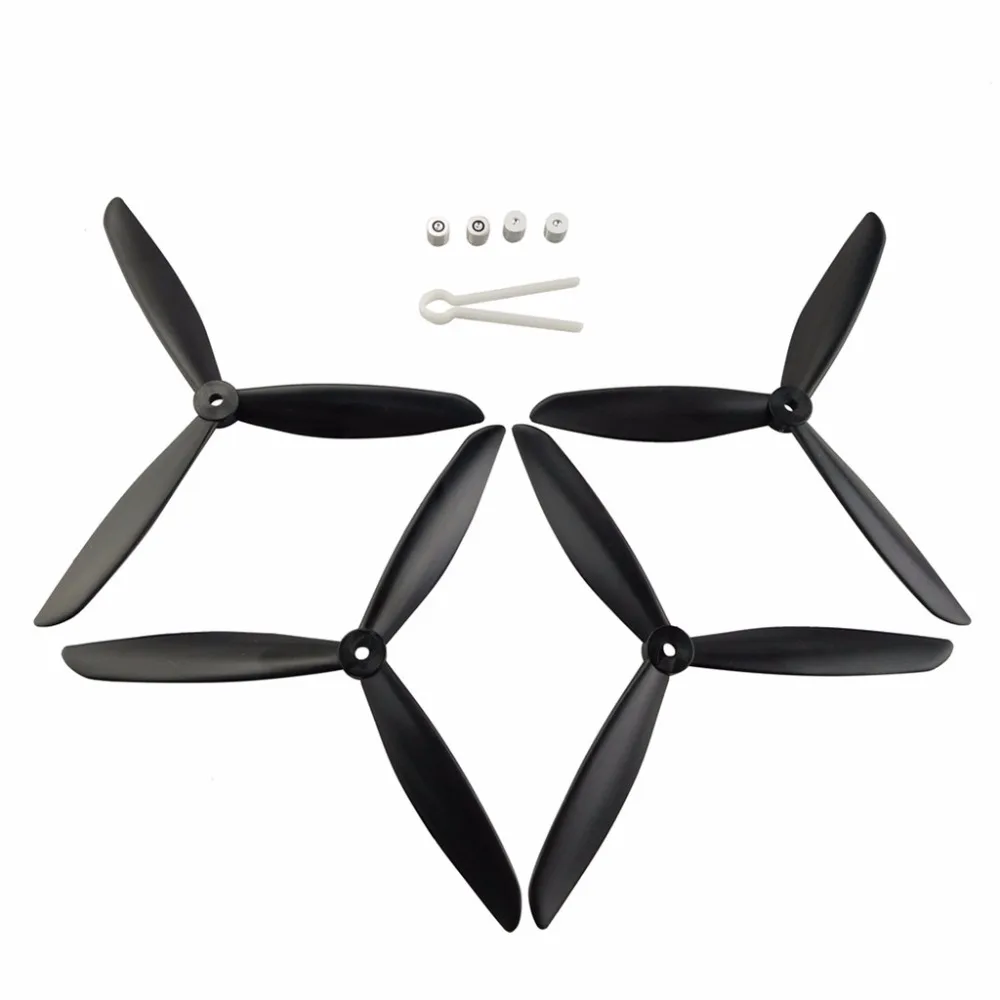 

4PCS/Set Upgrade 3-leaf Blade for MJX B3 B2 B2C B2W Bugs 3/2/ Hubsan H501S Drone propeller Spare Parts Replacement accessories