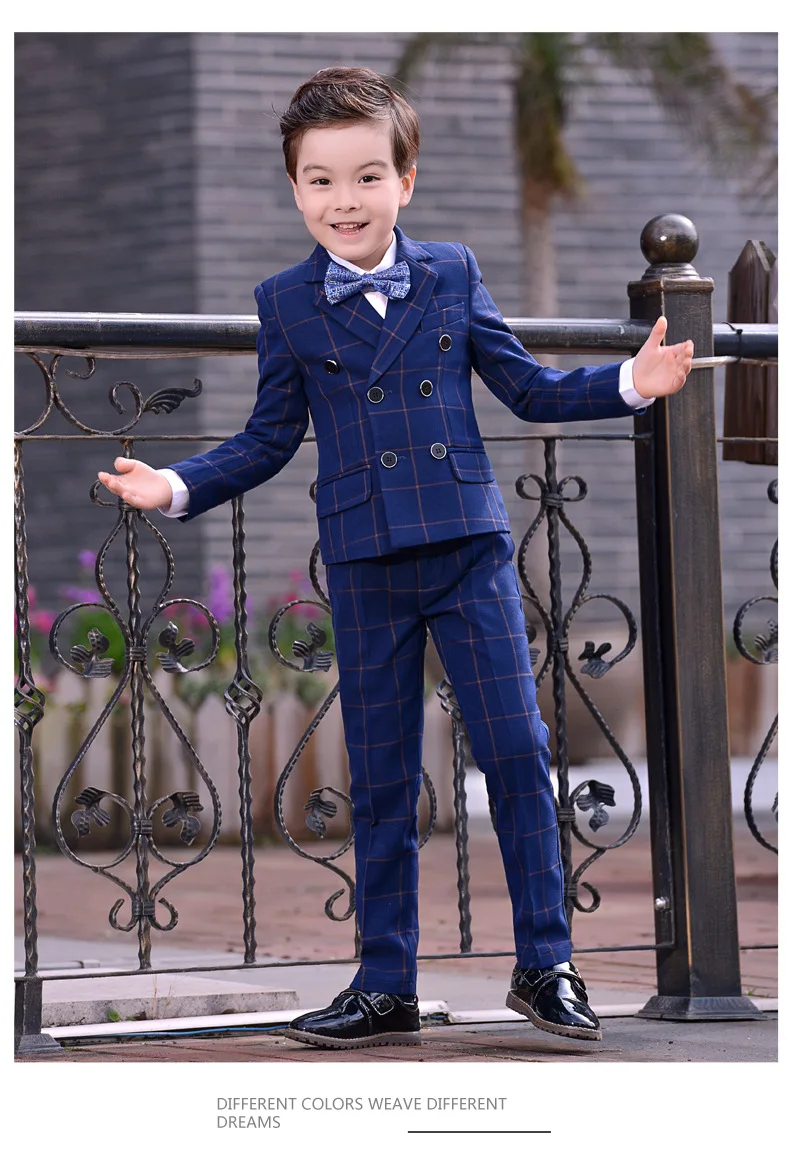 Boys Suits set Formal Boys Clothes children Wedding clothing Blazer Piano Costume back to School (18)