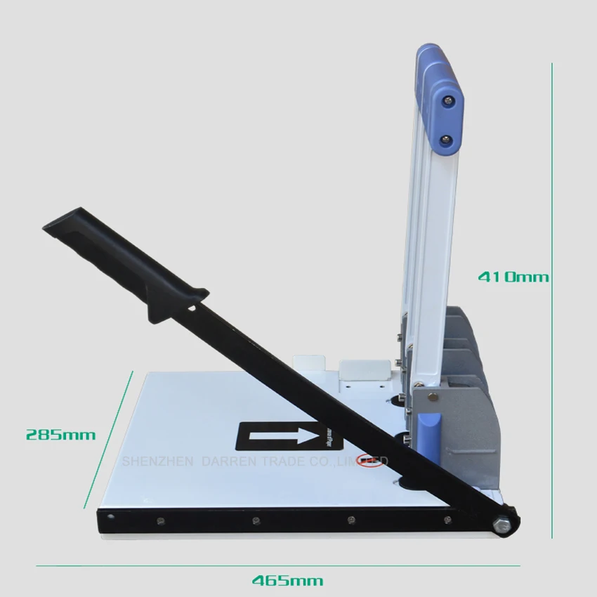 1 сверхмощный Ream Гильотина A4 Размеры стек нож для разрезания бумаги режущий станок, дыропробивная машина с нож
