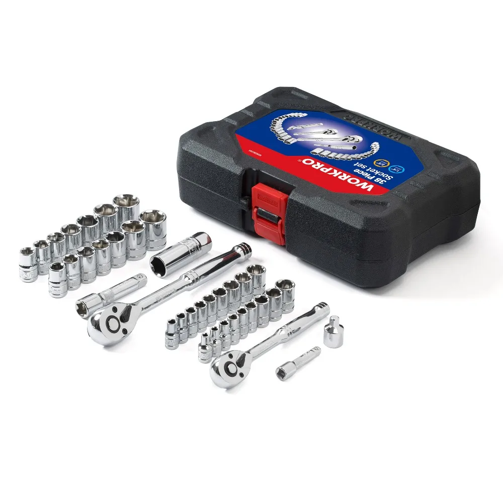 Buy WORKPRO 38PC 3/8" & 1/4" Dr. Socket set Hand Tool