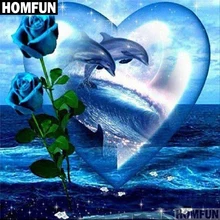 Homfun Volledige Vierkante/Ronde Boor 5D Diy Diamant Schilderij