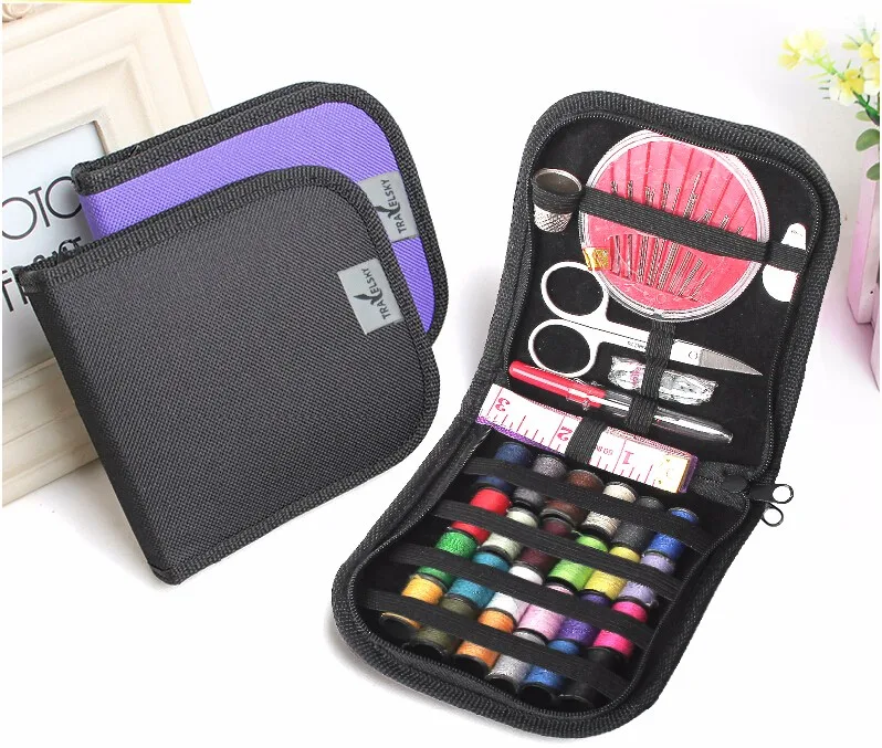 

12 Needle Tape Scissor Multifunction Threads Sewing Kits Portable Useful Travel Home Tools IC878479