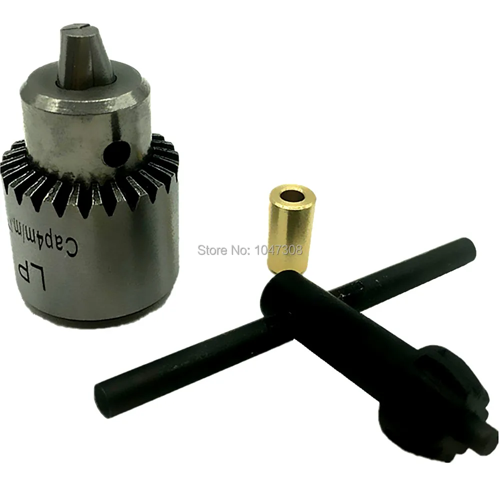 Electric Drill Chuck 0.3 4mm Jt0 Taper Keyed Mounted Lathe Chucks Multi