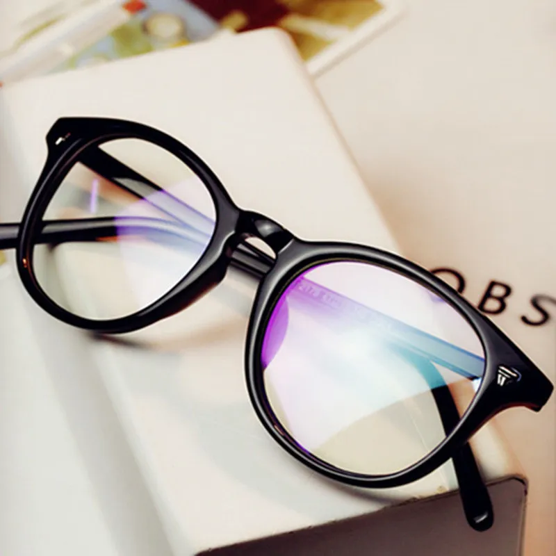 

Fashion Eyeglasses Frame Retro Women Men Glasses Clear Lens Compuer Game Glasses Frame Optical Eye armacao para Oculos De Grau