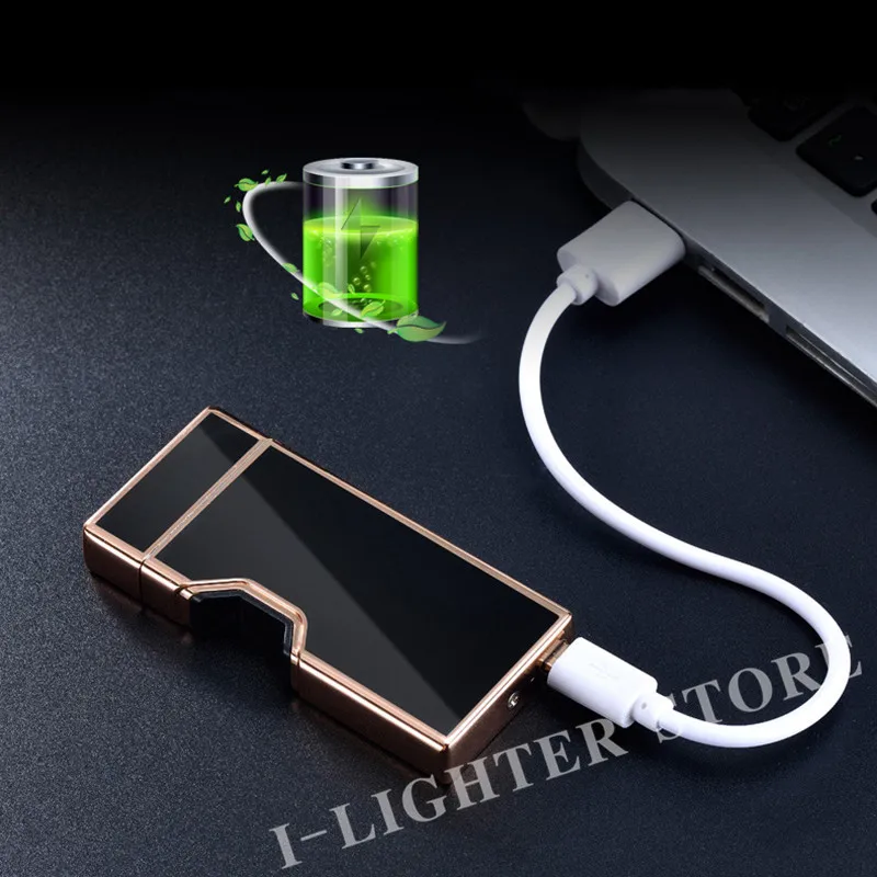 Rechargeable-USB-Lighter-Double-Arc-Laser-Induction-Electronic-Cigarette-Lighters-Flameless-Windproof-Electric-Lighter-Plasma (2)
