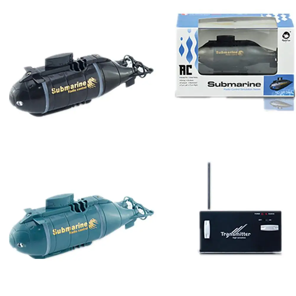 

6CH Radio Remote Control RTR Mini Motor LED Submarine Kids Toy with Transmitter 2019