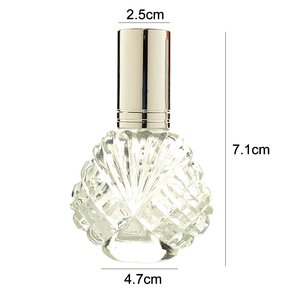 Perfume Atomizer 15ml Reusable Perfume Atomizer Liquid Dispenser Fine Mist Spray Glass Perfume Bottle Travel Packaging Empty Cosmetic Containers