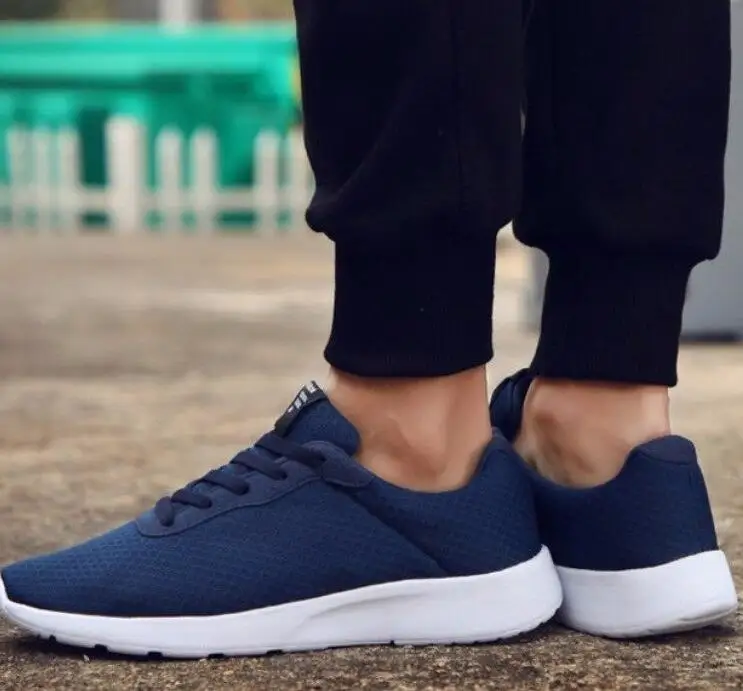 Мужская спортивная обувь в сетку для пеших прогулок Легкие мужские туфли на