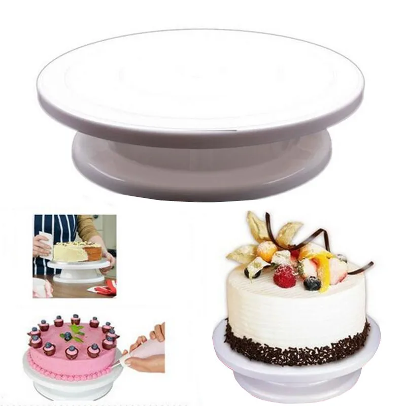 Rotating Wedding Birthday Cake Plate Cake Decorating Tools ...