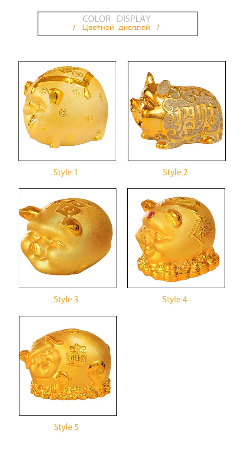 Pig Safe Ceramic Piggy Bank Cartoon Coins Large Safe Money Box Toy Coins Box Ceramic Alcancias Money Saving Box For Kids M5B020