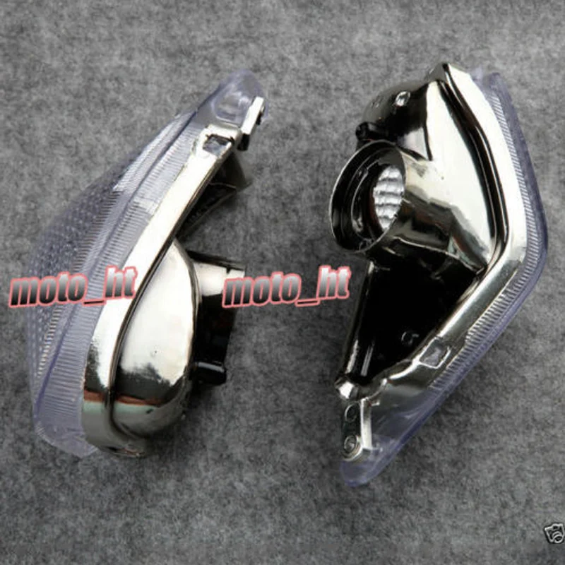 Front Turn Signals Light Lamp Indicator Blinkers Lens Cover Housing Shell For KAWASAKI ZX600E/ZZR600/ZZR400 1994-2004 Pair
