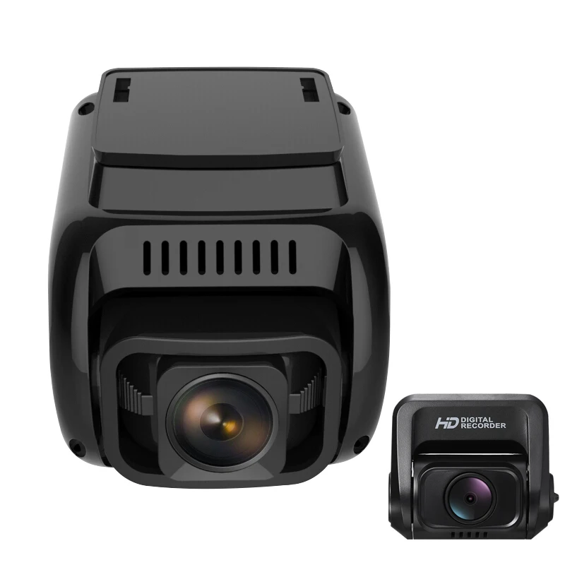 Автомобильный видеорегистратор YANTU 1080P + задняя камера GPS трекер зеркальная Novatek