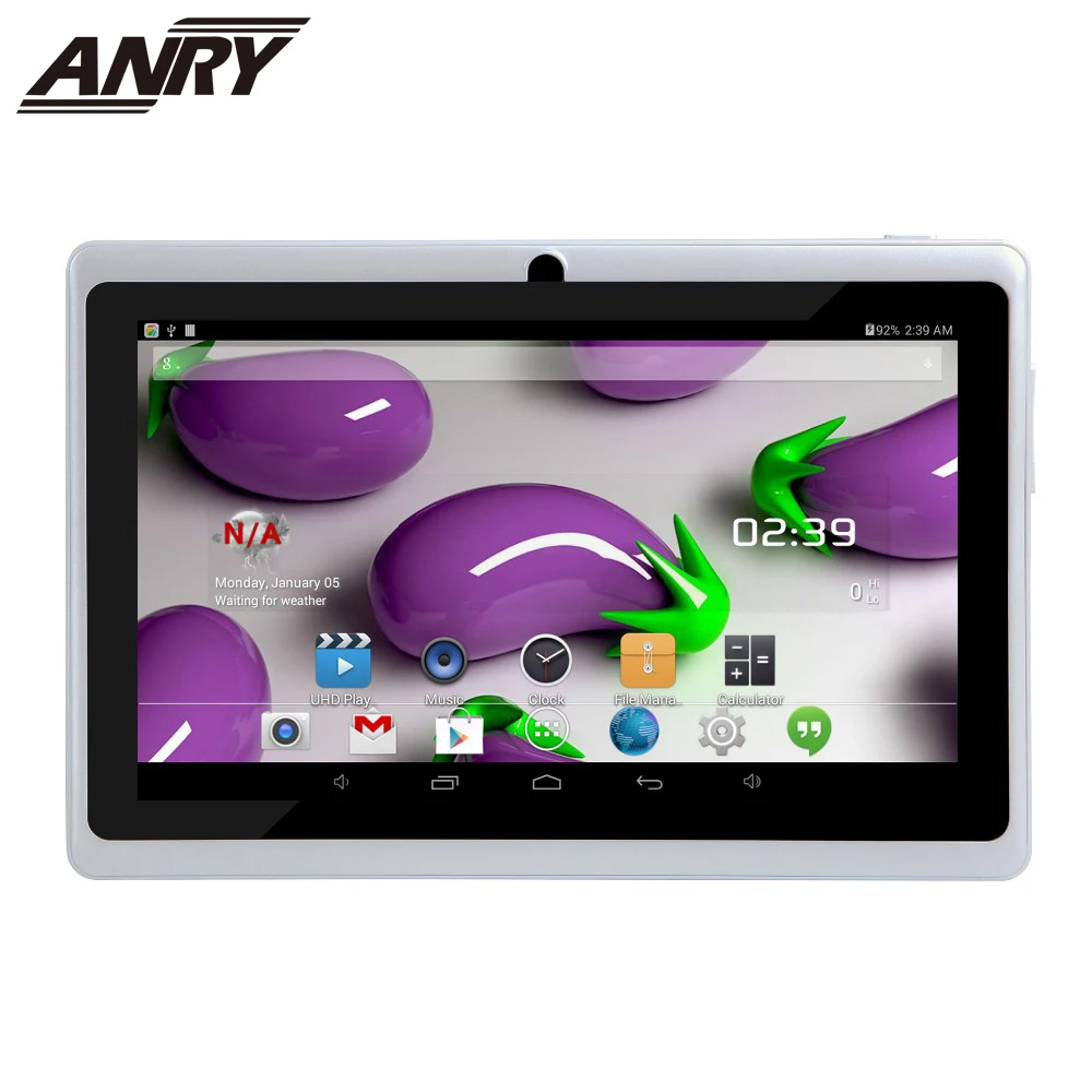 

ANRY New Tablets 7 Inch Android 4.4 Tablet Pc 3G Sim Phone Call 1024*600 Screen Quad Core 512M/8GB Flash Built Inside The Tablet