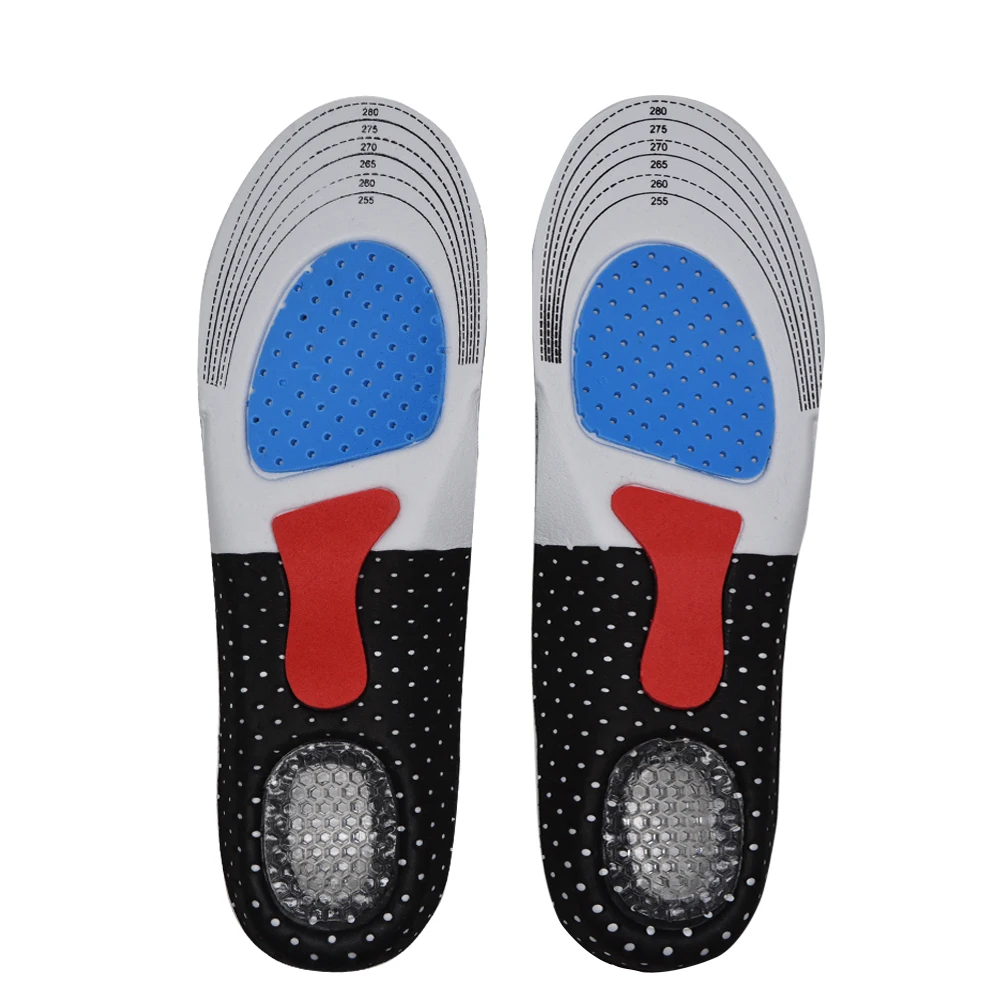 

1Pair Insole for shoes foot care pads for foot pain relieve comfortable shoe insoles for men Sport Running Gel Insole C532