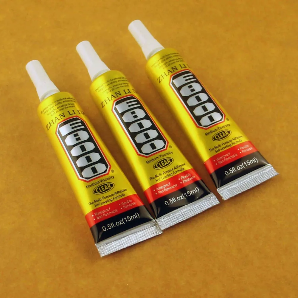Wholesaler 1 Pcs E8000 Glue 15ml Multi Purpose Epoxy Resin Adhesives