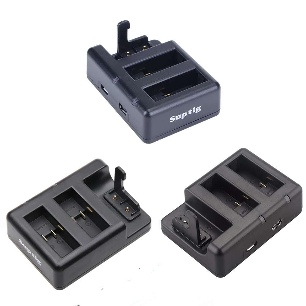 For GoPro Hero 6 5 Remote and AHDBT-501 Battery 3 Slots Charger W Waterproof WiFi Remote Control Accessories For GoPro Hero 56 (3)