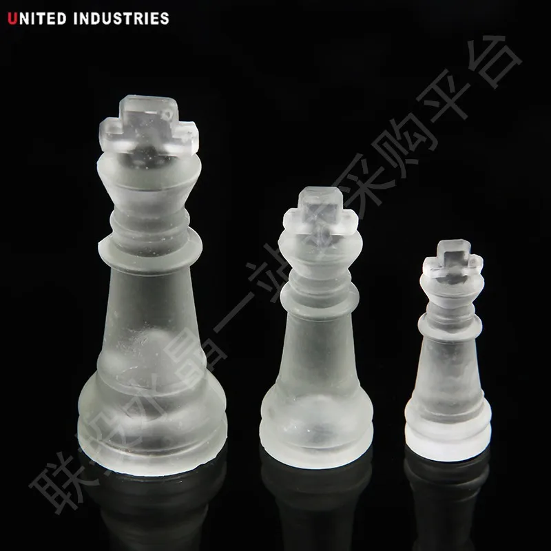 20x20&25x25&35x35cm Glass Chess Pieces New Solid Glass High quality Nice Gift Chess Checker Educational International
