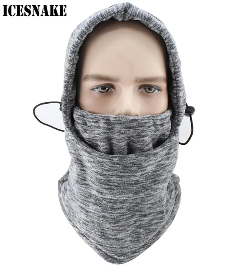 ICESNAKE мотоциклетная маска для лица термальная Флисовая Балаклава Лыжная