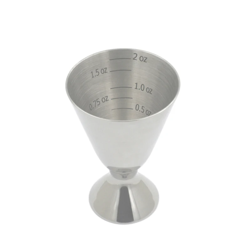 New Dounble Jigger Stainless Steel Measuring Cup Jigger Shot