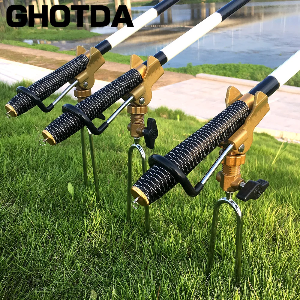 

Fishing Rod Bracket Rod Holder Pole Bracket Tool Stainless Steel 360o Rotating Fishing Tools Fishing Accessories