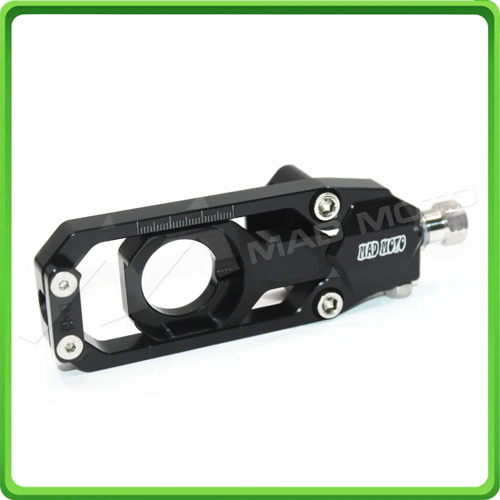 Motorcycle Chain Tensioner Adjuster fit for KAWASAKI Ninja ZX6R ZX-6R ZX 636 ZX636 2013 2014 2015 2016 Black (6)