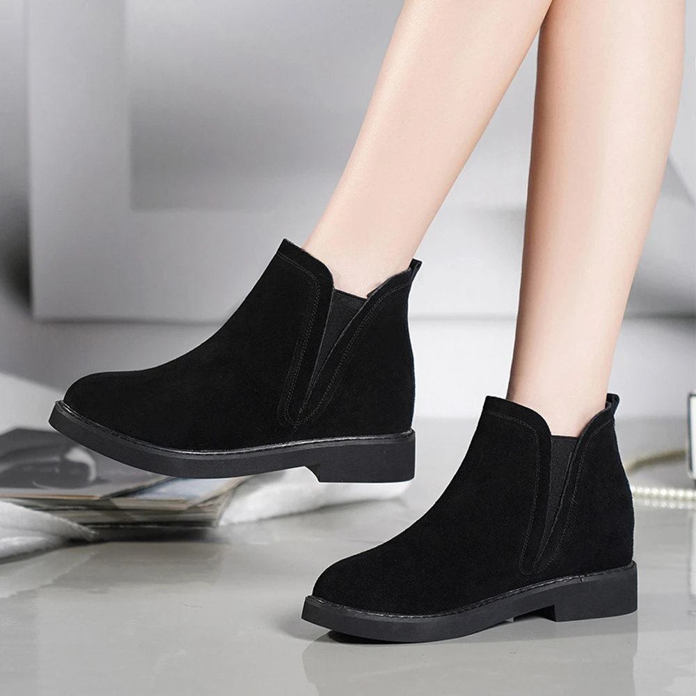 Conciencia tonto Faringe YOUYEDIAN, botas de Invierno para mujer 2018, zapatos de moda para mujer,  botas negras para mujer, zapatos para mujer, otoño 2018, botas altas para  mujer #3|Botas hasta el tobillo| - AliExpress