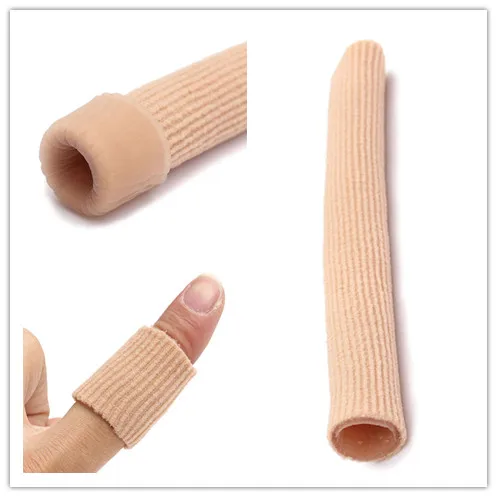 

10cm Finger & Toe Protectors Fabric Gel Tube Bandage Foot Feet Pain Relief Guard for Feet Brace